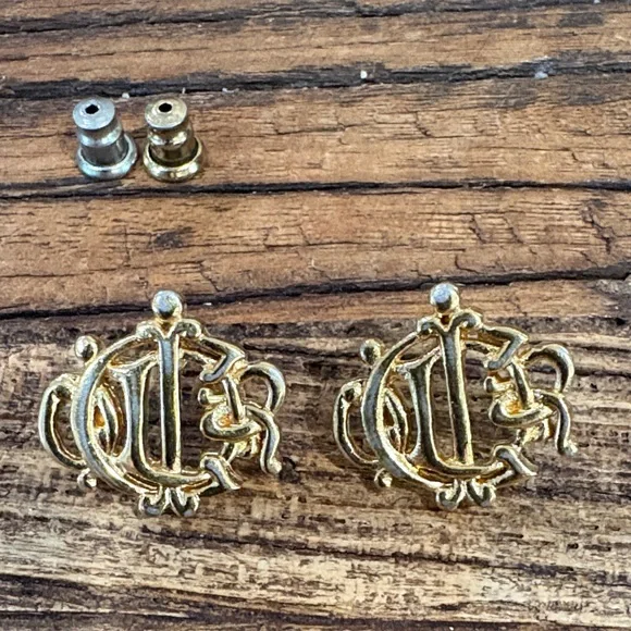 Dior Gold Necklace and Earring Set - Picture 7 of 12